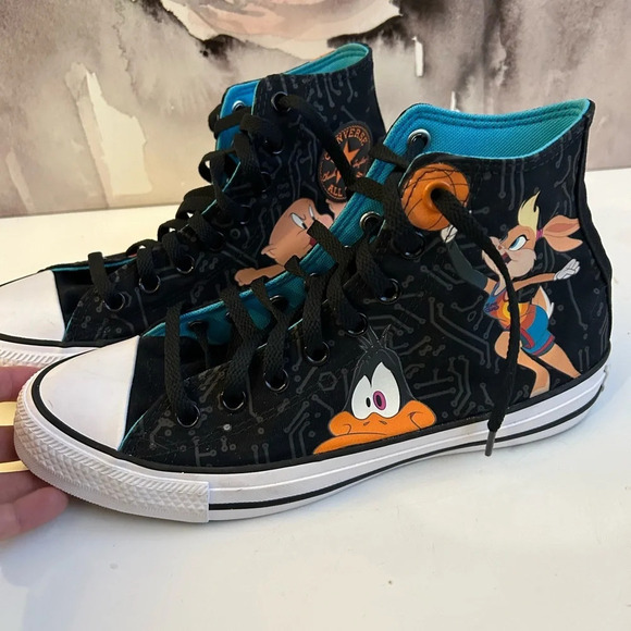 ! NEW Converse Chuck Taylor All-Star Hi - Space Jam Sz 7.5 - Picture 3 of 8